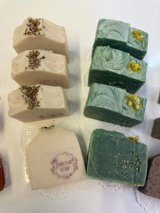 Gorgeous Hand made Soap Slice/Soap Loaf Strawberry Coconut