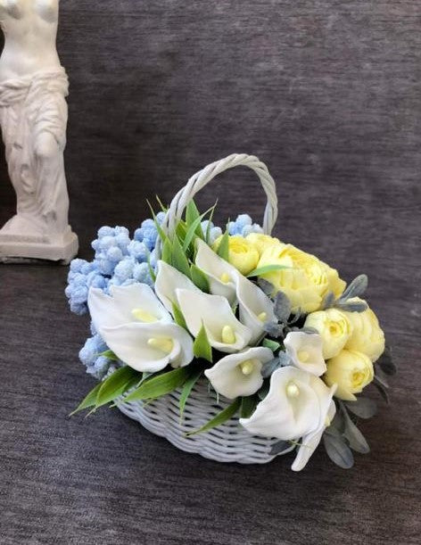 Bouquet of spring flowers made of soap. Handmade flowers. Soap flowers. Bouquet for loved ones. Original gift. Home decor.